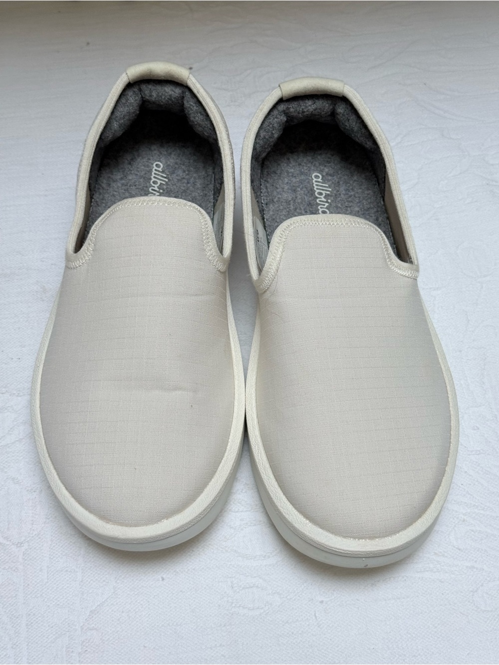 allbirds Women’s Slip-On Wool Sneakers — Cream